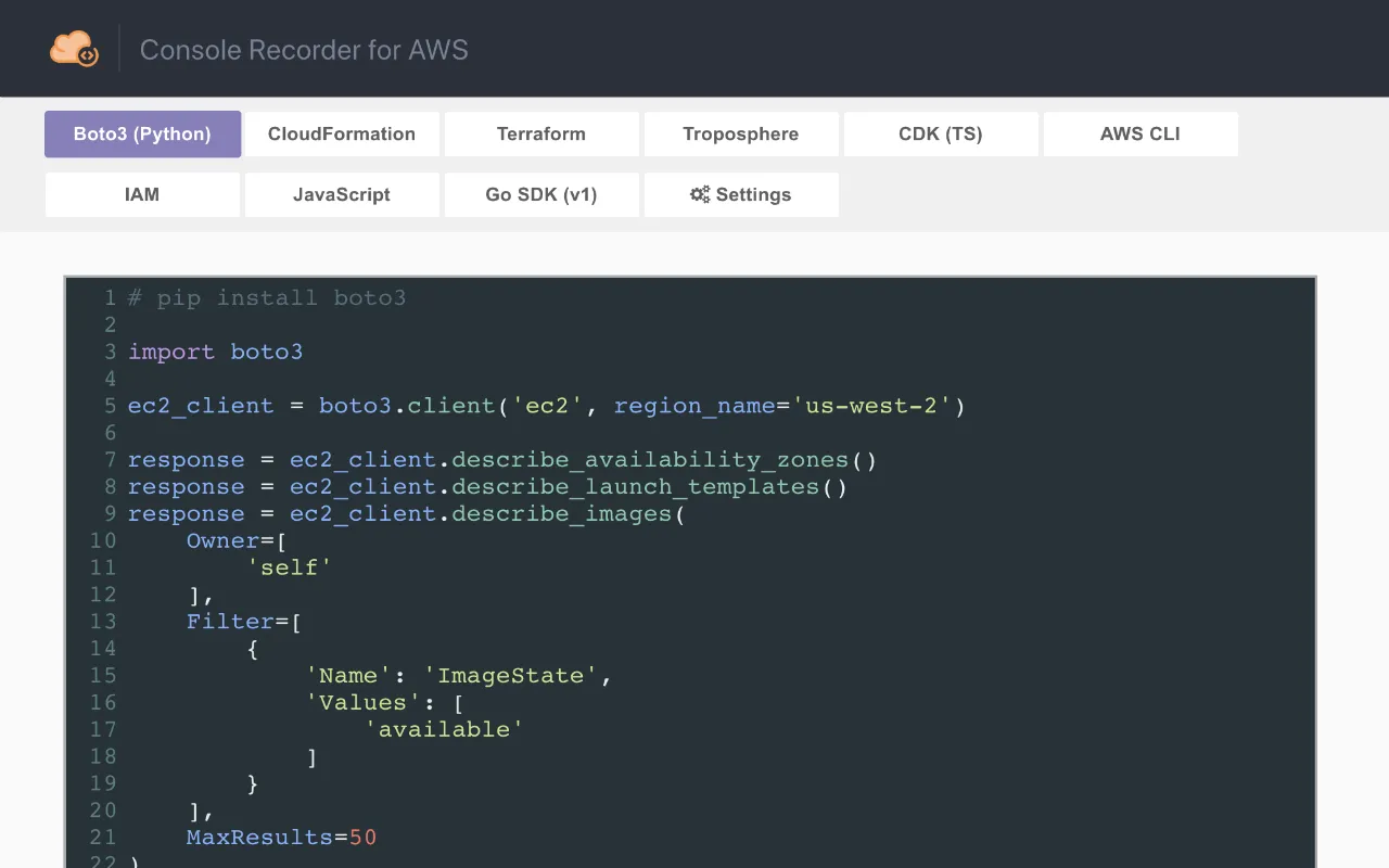 AWS Browser tools and extensions to enhance your experience