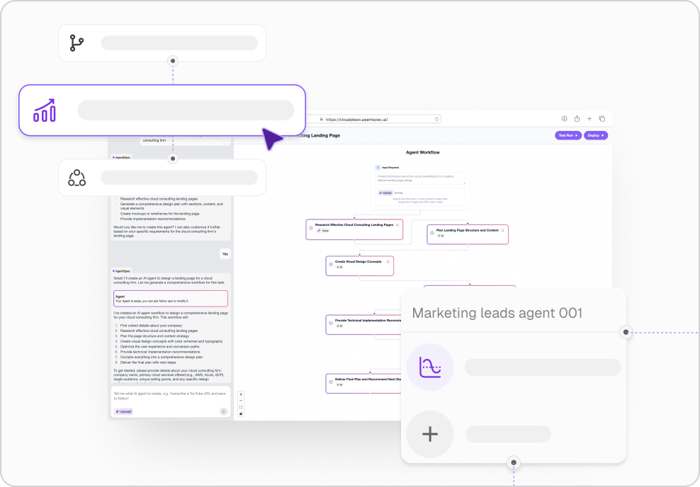 agentspec workflow screenshot